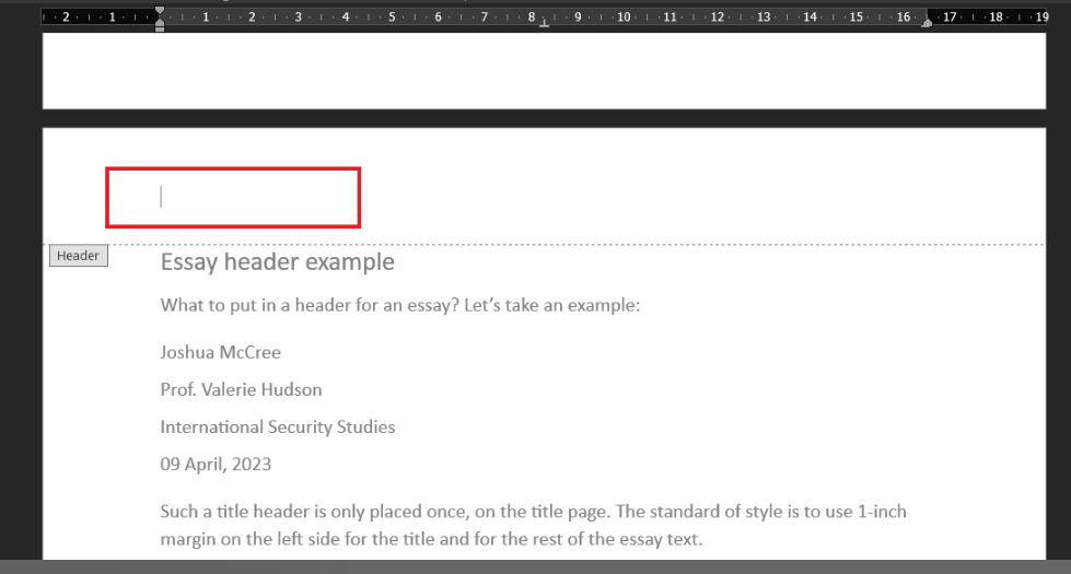 How to Write a Header for an Essay? 📄 EssayBox
